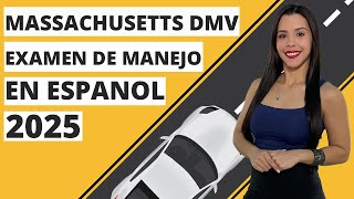 Prueba Escrita Del DMV De Massachusetts 2025  Examen Escrito De Manejo  Permiso De Prueba [upl. by Thackeray913]