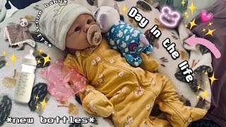 Silicone baby ⭐️Day In The Life⭐️RoleplayReborns world [upl. by Esiuqcaj]