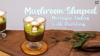 MushroomShaped Meringue Cookies with Pudding Recipe [upl. by Maxfield]