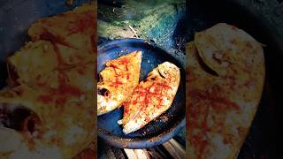 Boiled cassava  fried fish 😋trending food viralvideo shorts nature cooking [upl. by Otti132]