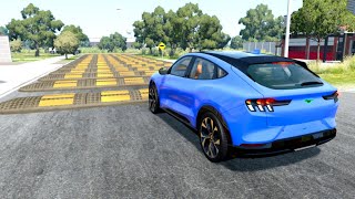 Cars Vs Speed Bumps 2  BeamNG Drive [upl. by Ivonne]