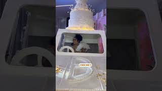 Its All Cake BOBRISKY CUT HER MULTIMILLION NAIRA CAKE shortsfeed viralvideo trending 2024 [upl. by Lledyl]