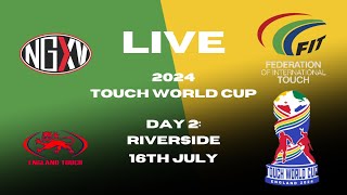 LIVE RUGBY TOUCH WORLD CUP  DAY 2 RIVERSIDE [upl. by Jem]