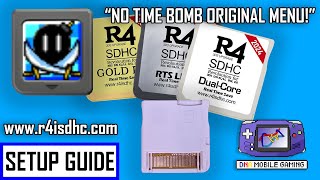 R4SDHC Real Time Save Setup Guide No Time Bomb Original Menu [upl. by Miof Mela]