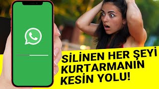 WHATSAPP SİLİNEN MESAJLARI GERİ GETİRME  Whatsapp Silinen Mesajları Görme [upl. by Sirmons63]