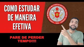 COMO ESTUDAR DE MANEIRA EFETIVA PARA O CBMERJ [upl. by Ecnahoy533]