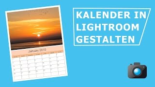 Kalender in Lightroom gestalten [upl. by Brittany662]