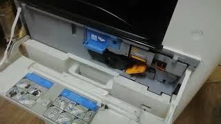 How to change toner cartridge Kyocera Ecosys M4125idn [upl. by Ebert460]