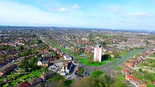 Drone flight West Heath Kings Norton Northfield Birmingham [upl. by Arraeit]