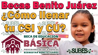 🚨💥 BECAS BENITO JUÁREZ 🔔✨ Cómo llenarlas Cédula de Solicitud de Incorporación y Cédula Única [upl. by Ahsaf]