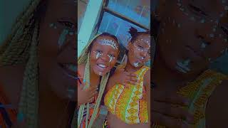 beauty lady Africa culture❤beautiful cultural makeup africa viral traditional [upl. by Honig]