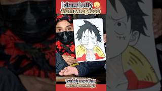 I draw Luffy from one piece quotArt draw by maryamquotshorts liffy anime handicapped [upl. by Gnolb]