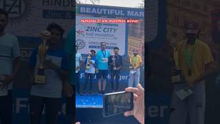 21 km running winner all India running 21km marathon army [upl. by Munt720]