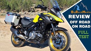 2021 Suzuki VStrom 650 Review  When Smaller is Better [upl. by Urbano]