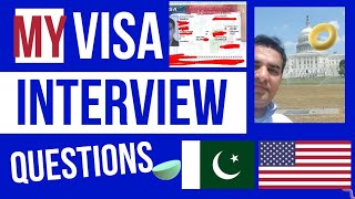 USA visit visa B1B2 interview questions Pakistan how I got 5yr multiple entry visa Episode1 [upl. by Acassej287]