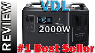 VDL Portable Power Station 2000W  Can It Be Used As An UPS At Home [upl. by Trev154]