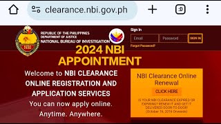 PAANO KUMUHA NG NBI CLEARANCE ONLINE AT MAGBAYAD GAMIT GCASH  2024 NBI ONLINE REGISTRATION PROCESS [upl. by Kilan]