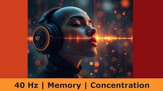 BEST 40 HZ Binaural 30 Minutes  Pure and Perfect  Pleasant listening  Memory  Concentration [upl. by Akcir]