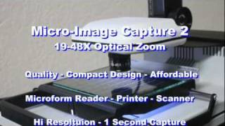 MicroImage Capture 2 Digital Microfilm amp Microfiche Scanner 1948X [upl. by Eudosia]