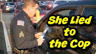 LIES To Cop and gets BUSTED Illegally handicap parking [upl. by Haney]