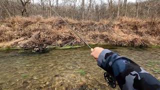 Tight Line Nymphing for Wild Rainbow Trout in Missouri [upl. by Odey]