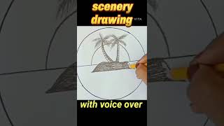 scenerydrawing shortsfeed trending drawing [upl. by Magocsi]