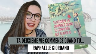 TA DEUXIÈME VIE COMMENCE QUAND TU COMPRENDS QUE TU NEN AS QUUNE ▬ RAPHAËLLE GIORDANO [upl. by Zweig]