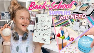 Back to School Supplies Haul  Desk Tour for ONLINE School [upl. by Sawyer]