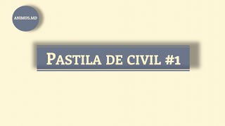 Pastila de civil 1 MD [upl. by Nellie]