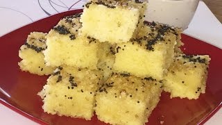 Instant Khatta Dhokla  Rava or Sooji Dhokla Video Recipe by Bhavna  Savory Spicy Semolina Cakes [upl. by Ycniuq]