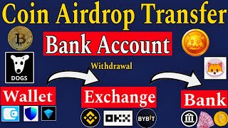 Coin airdrop Withdrawal To Bank Account  Coin Money Transfer To Bank  Hamster Kombat Withdrawal [upl. by Ettevram]