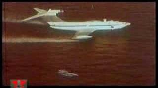 Ekranoplan KM Caspian Sea Monster seaplane Russian [upl. by Gnourt683]