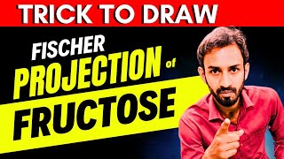 Structure of Fructose class 12  Fischer projection of Fructose  D Fructose and L Fructose [upl. by Napoleon]