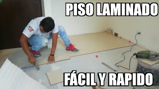 Como Instalar Facil Piso laminado Ventajas y desventajas Laminate Flooring Tutorial Alex 3R [upl. by Mhoj615]