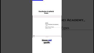 Classification of Epithelial Tissues [upl. by Abelard]