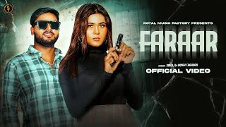 Faraar  Farrar  Moni HooodaAnil Haryanvi  Sahil Honey Chahuan  New Haryanvi Songs Haryanavi [upl. by Arrak]