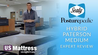 Sealy Posturepedic Hybrid Paterson Medium  Expert Review [upl. by Crow]