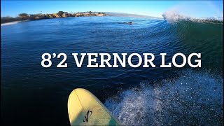 I’m Switching to Longboarding Cruisin on my 8’2 Vernor Surfboard 🤙🏾 [upl. by Giorgia151]