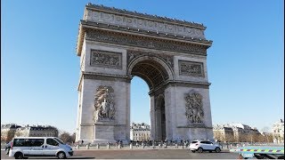 Visiting The Arc de Triomphe In Paris [upl. by Siuoleoj]