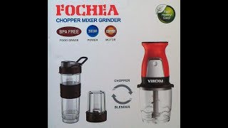 Mini Frullatore Fochea 3 in 1 [upl. by Ecnadnac]