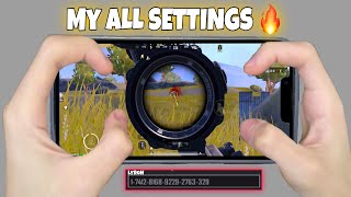 New Best Sensitivity amp Settings🔥  iPhone 13 Pro Max 😍 PUBG Mobile [upl. by Kcirddet]