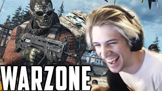 xQc Plays Call of Duty Warzone Battle Royale for the First Time  xQcOW [upl. by Arlon]