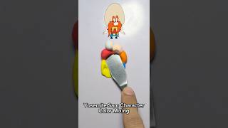 Yosemite Sam Character  Color Mixing satisfying colors shorts [upl. by Ailegnave131]