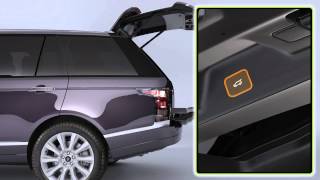 How to  Range Rover 2013  Vehicle feature Powered Tailgate [upl. by Akemed936]