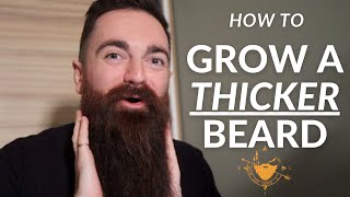 How to Grow a THICKER Beard  15 EVIDENCEBACKED Tips [upl. by Briggs]