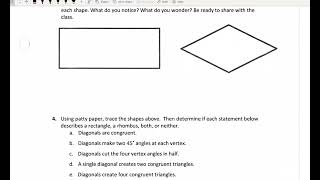 Geometry  Section 56  Special Quadrilateral  Part 1 V2024 [upl. by Gerk323]