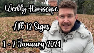 Happy New Year 🥳 1  7 January 2024 🥳 Your Weekly Horoscope 🥳 ALL 12 SIGNS [upl. by Lim]