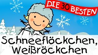 Schneeflöckchen Weißröckchen  Weihnachtslieder zum Mitsingen  Kinderlieder [upl. by Euqinommod]