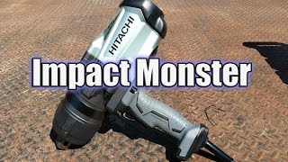 Hitachi WR25SE 94 Amp 1quot Brushless Impact Wrench Review [upl. by Ilana840]