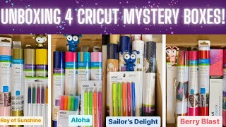 CRICUT MYSTERY BOX UNBOXING [upl. by Airdnna]